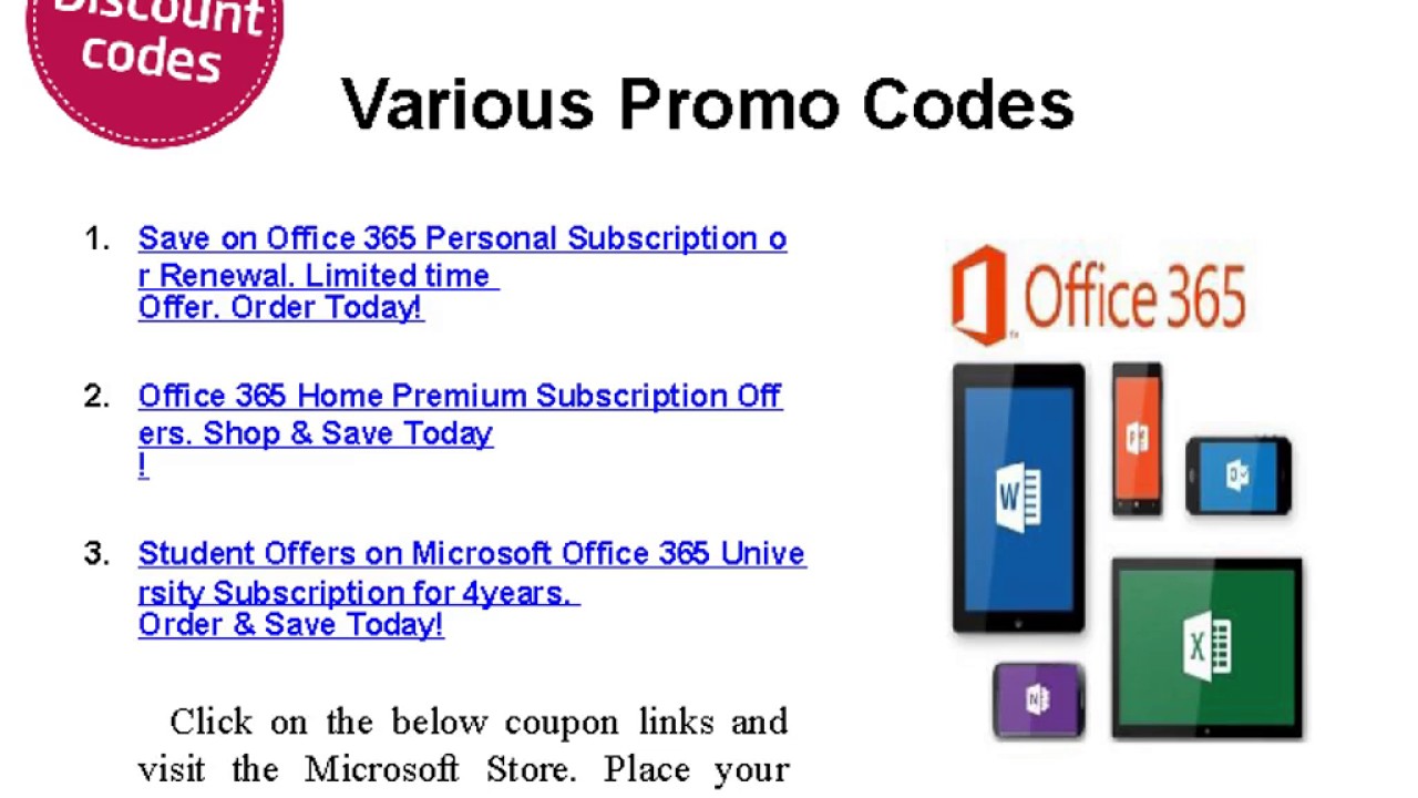 Office 365 brings the complete productivity software suite YouTube
