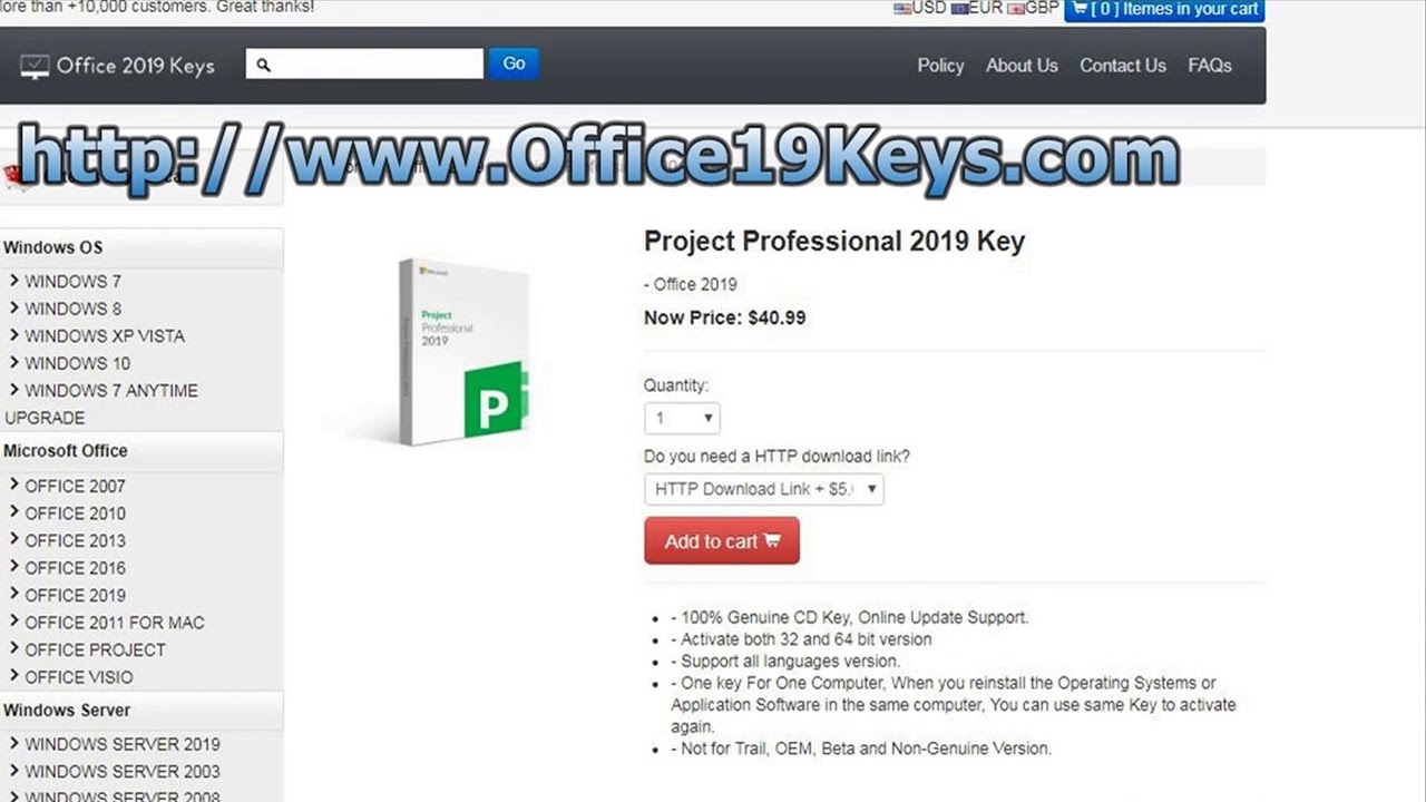 Microsoft Office 2019 Product/Serial Keys [100 Genuine] YouTube