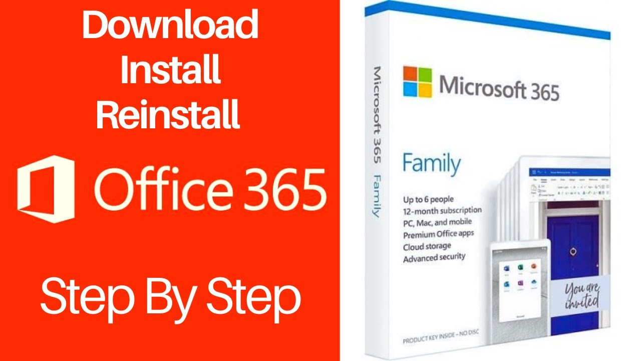 Download and Install or Reinstall Microsoft 365 Family Pack 6 Users