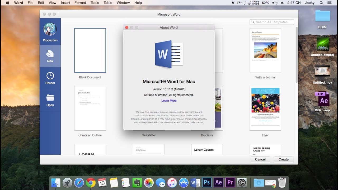 Office 2016 for Mac OS X Official YouTube