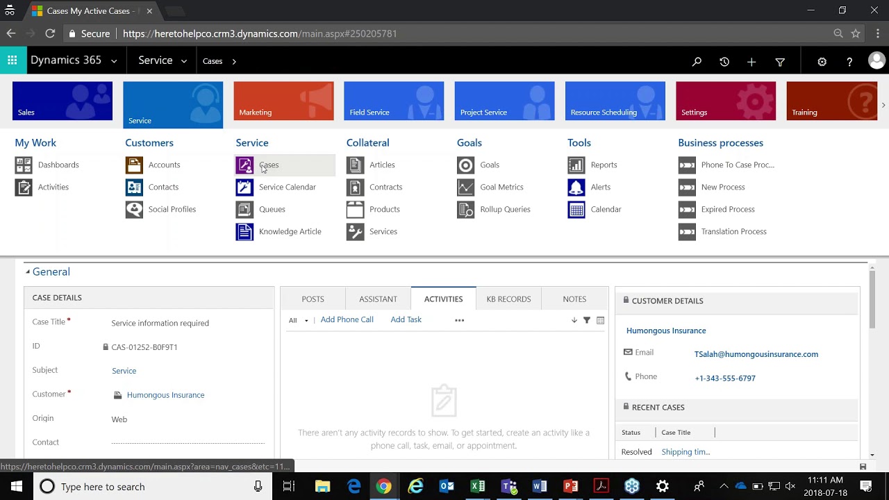 Support Tickets and Cases for Dynamics 365 YouTube